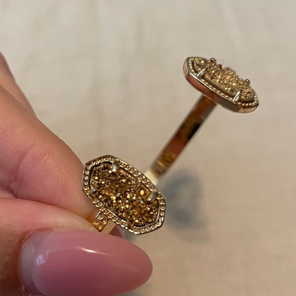 Kendra Scott Elton Rose Gold Cuff in Rose Gold Drusy - Picture 8 of 12